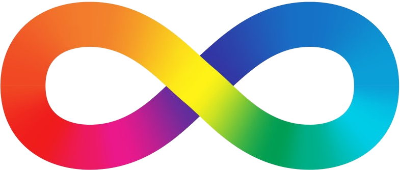 autism infinity rainbow symbol