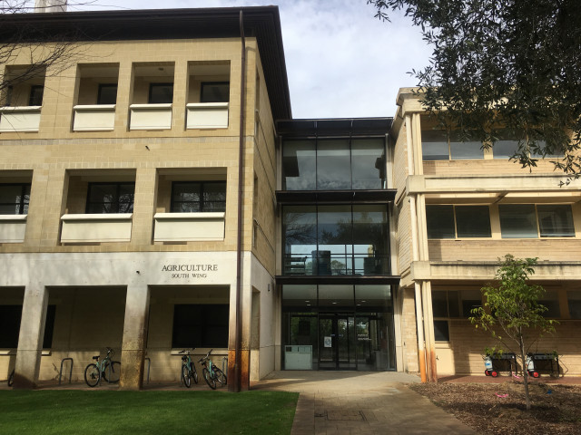 UWA soil science building from the north